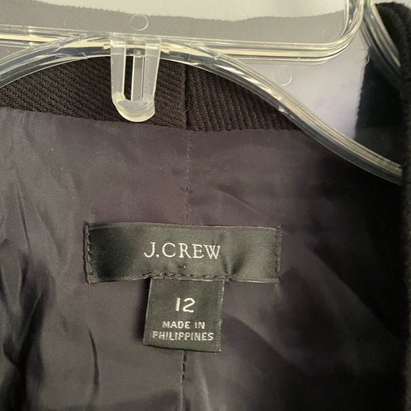 J.Crew Black Going Out Blazer in Stretch Twill Womens Size 12 - Picture 5 of 7